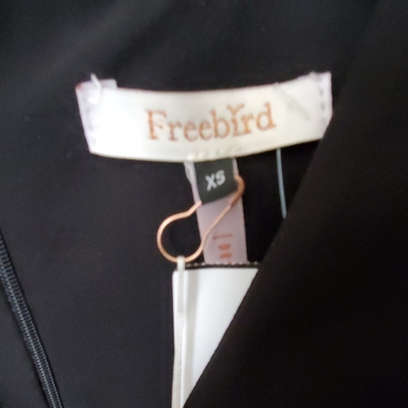 Freebird from Saks Black crepe stretch dress. XS - Picture 2 of 2